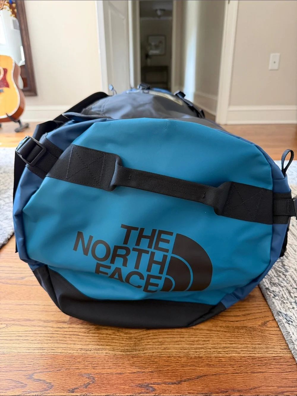 The North Face Golden State Duffel - Black with Blue Accents